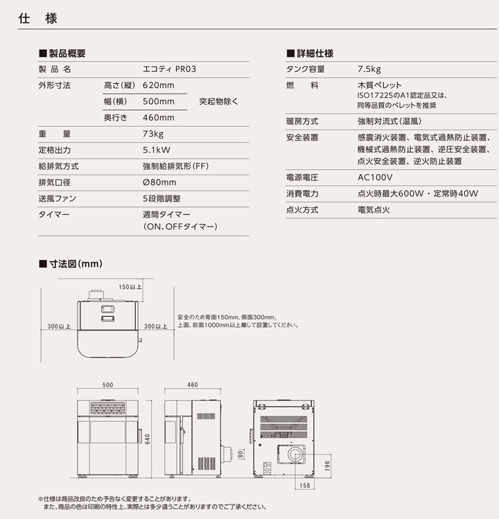 PR03仕様